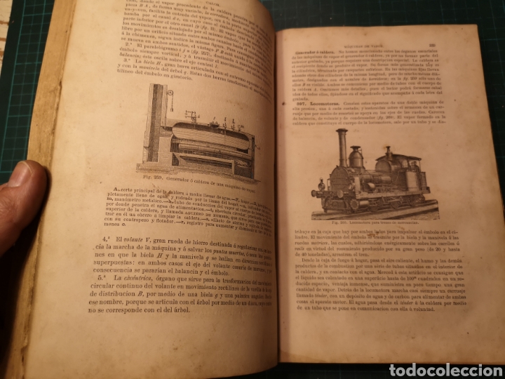Libros antiguos: Curso Elemental F&iacute;sica Experimental y Aplicada - Foto 9