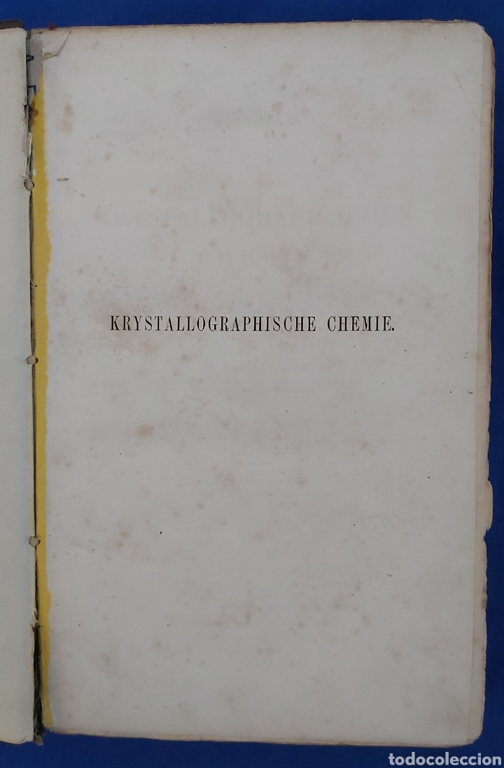 Libros antiguos: HANDBUCH KRYSTALLOGRAPHISCHE CHEMIE. KARL FRIEDRICH RAMMELSBERG. BERLIN 1855 QUIMICA CRISTALOGRAFICA - Foto 2 - 301280028