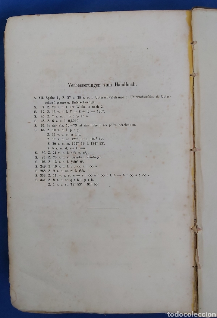 Libros antiguos: HANDBUCH KRYSTALLOGRAPHISCHE CHEMIE. KARL FRIEDRICH RAMMELSBERG. BERLIN 1855 QUIMICA CRISTALOGRAFICA - Foto 6 - 301280028