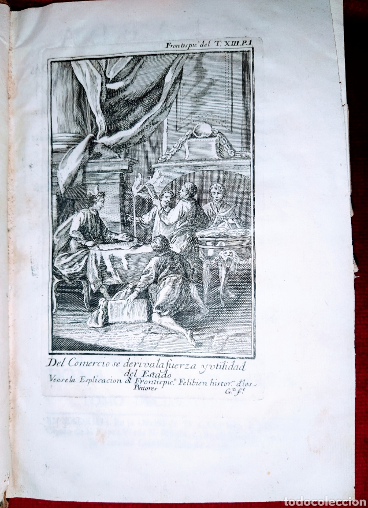 Libros antiguos: Espectaculo de la Naturaleza. Tomo duod&eacute;cimo. 1754. - Foto 5