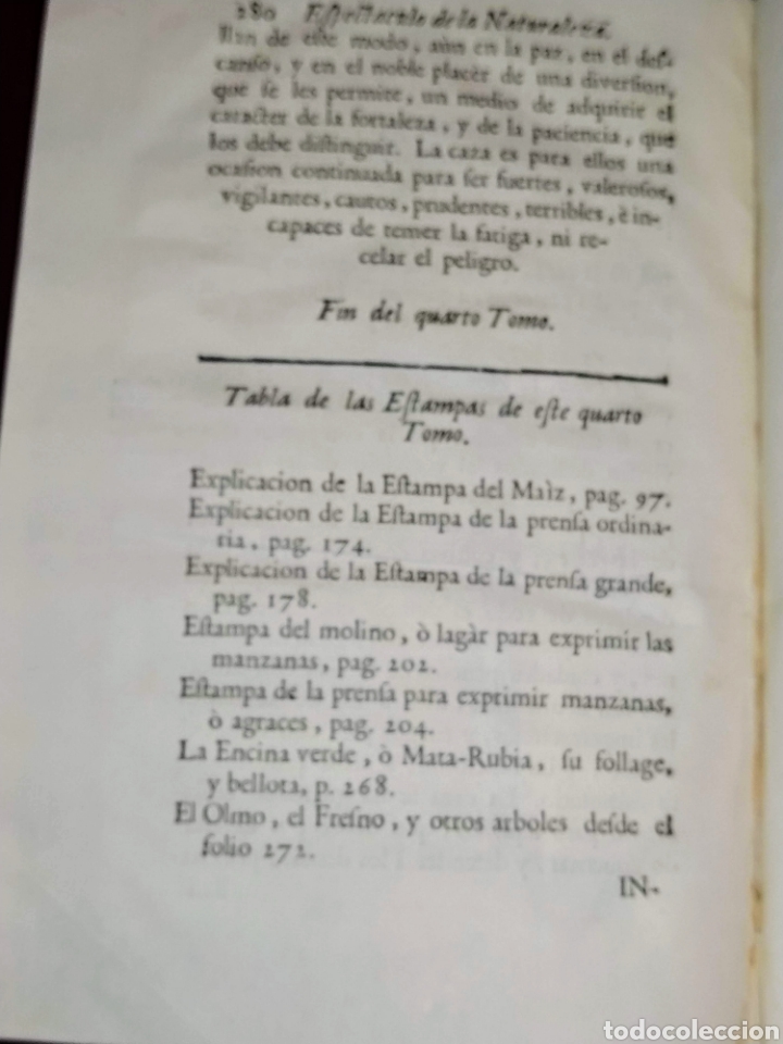 Libros antiguos: Espect&aacute;culo de la Naturaleza. Tomo IV. 1753. - Foto 22