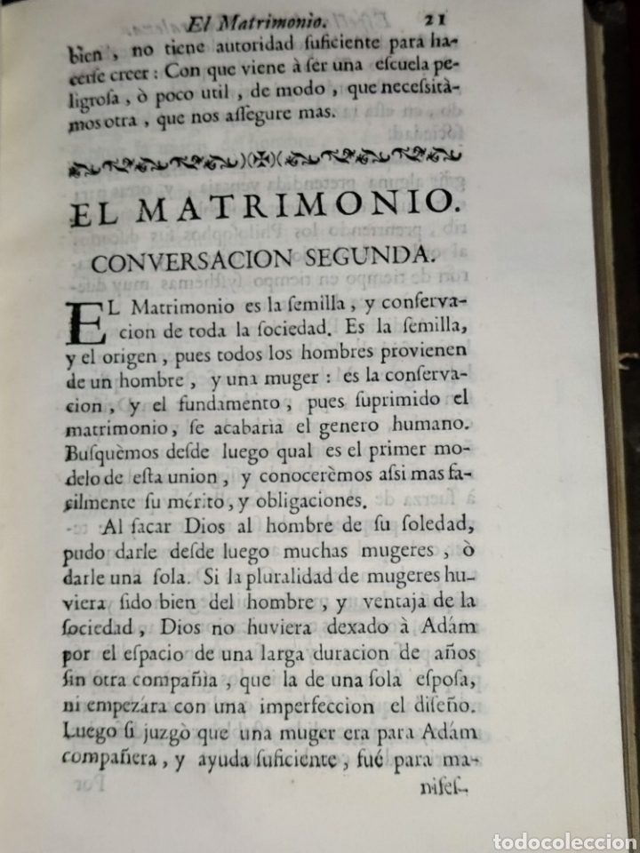 Libros antiguos: Espect&aacute;culo de la Naturaleza. Tomo XI. 1754. - Foto 8