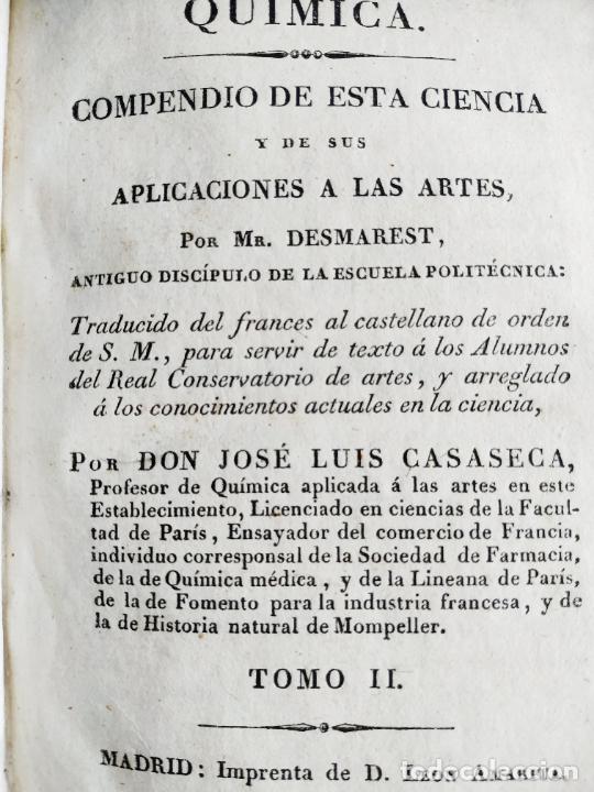Libri antichi: Demarest J L Casaseca Compendio Qu&iacute;mica aplicaciones Artes Madrid L Amarita 1928