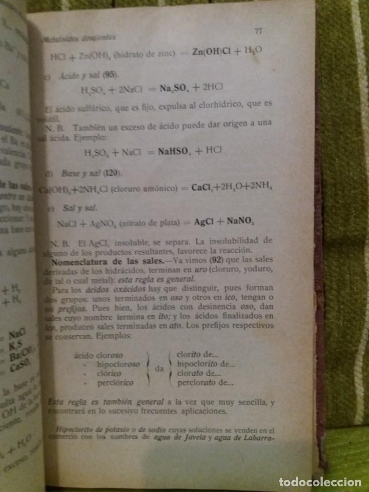 Libros antiguos: MANUAL DE QU&Iacute;MICA MODERNA - Foto 5