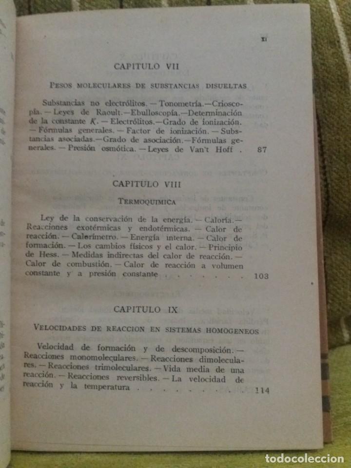 Libros antiguos: PROBLEMAS DE F&Iacute;SICO QU&Iacute;MICA - Foto 3