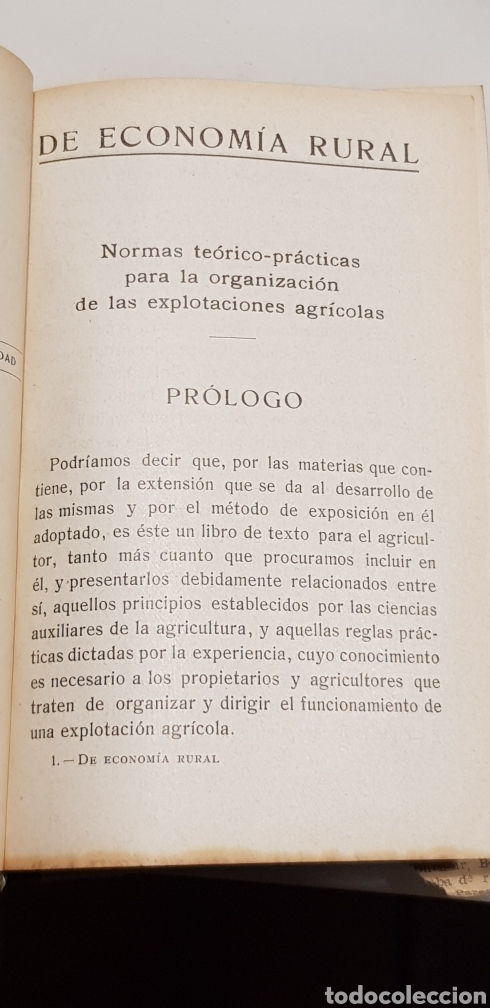 Libros antiguos: Las explotaciones agr&iacute;colas 1916 - Foto 3
