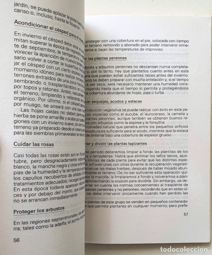 Libros antiguos: LA AGENDA PRACTICA DEL JARDINERO. VECCHI 1994. - Foto 3
