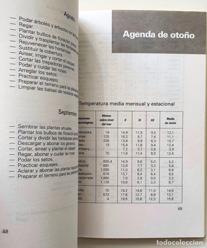 Libros antiguos: LA AGENDA PRACTICA DEL JARDINERO. VECCHI 1994. - Foto 4