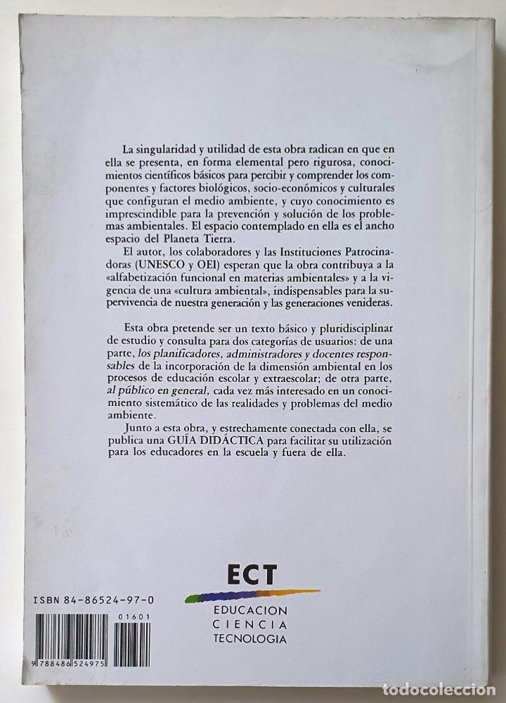 Libros antiguos: EDUCACION Y MEDIO AMBIENTE. CONOCIMIENTOS BASICOS. ECT 1989. - Foto 2