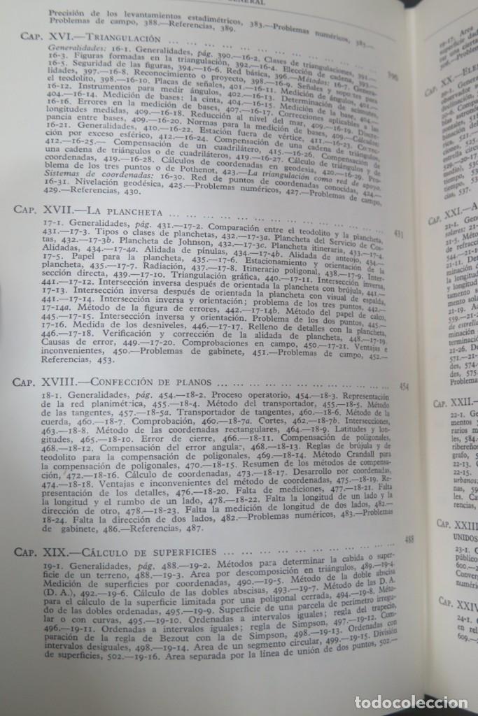 Libros antiguos: TRATADO DE TOPOGRAFIA. DAVIS Y FOOTE - Foto 5