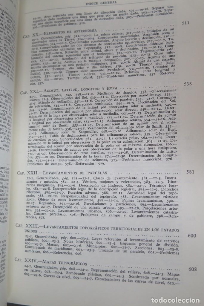 Libros antiguos: TRATADO DE TOPOGRAFIA. DAVIS Y FOOTE - Foto 6