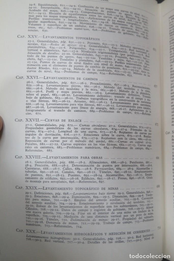 Libros antiguos: TRATADO DE TOPOGRAFIA. DAVIS Y FOOTE - Foto 7
