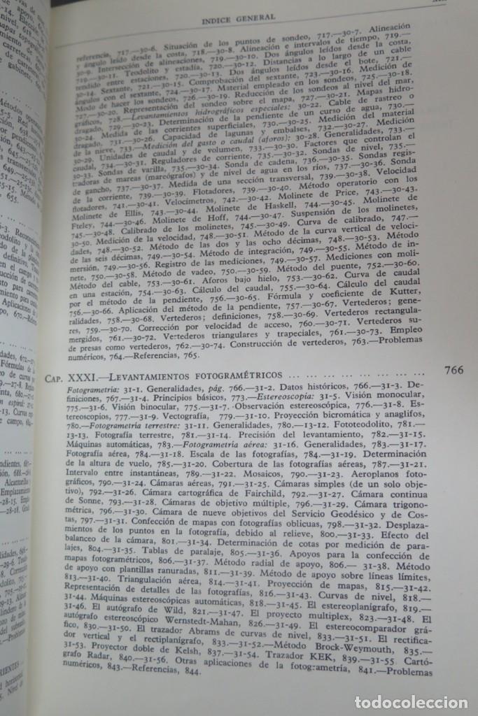 Libros antiguos: TRATADO DE TOPOGRAFIA. DAVIS Y FOOTE - Foto 8