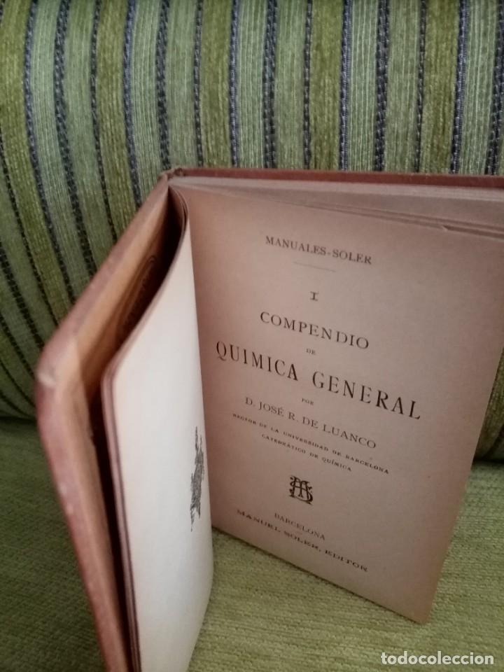 Libros antiguos: QU&Iacute;MICA GENERAL - Foto 5