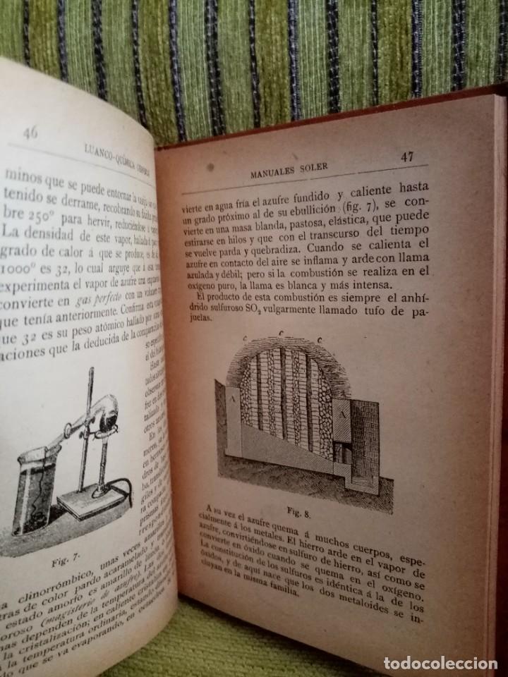 Libros antiguos: QU&Iacute;MICA GENERAL - Foto 7