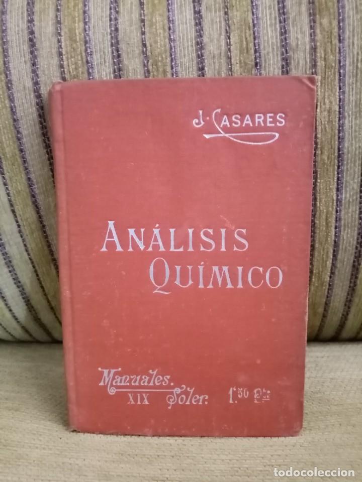 Libros antiguos: AN&Aacute;LISIS QU&Iacute;MICO Tratado Elemental - Foto 1