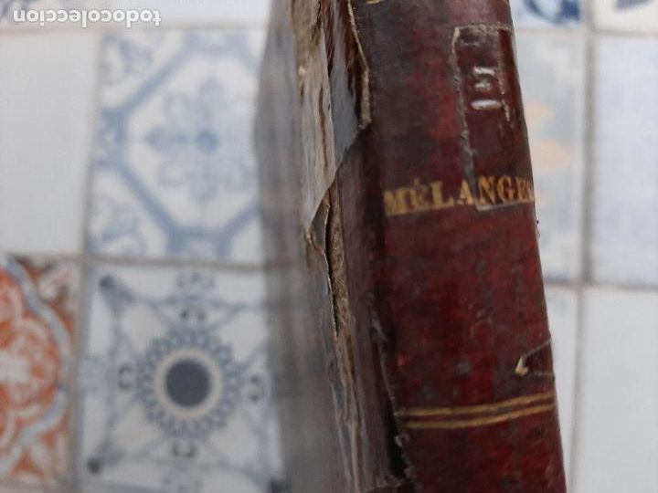 Libros antiguos: Curioso libro antiguo frances M&eacute;langes - Foto 3