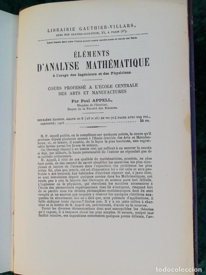 Libros antiguos: Pr&eacute;cis de M&eacute;canique Rationelle (1910) - Foto 6