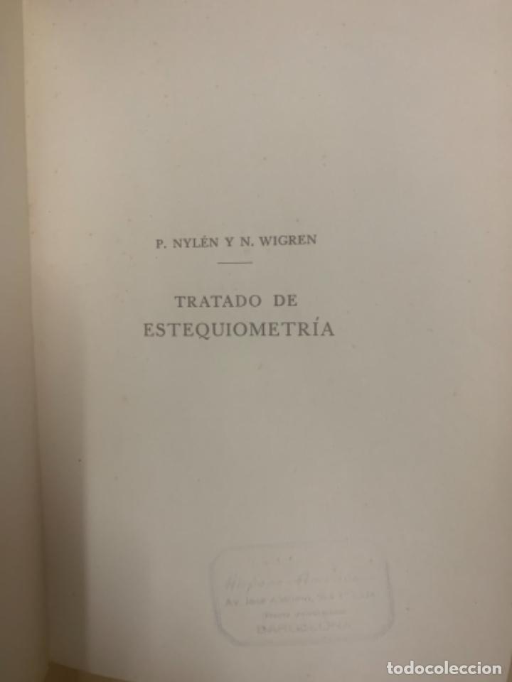 Libros antiguos: Tratado de la Estequiometr&iacute;a - Foto 4