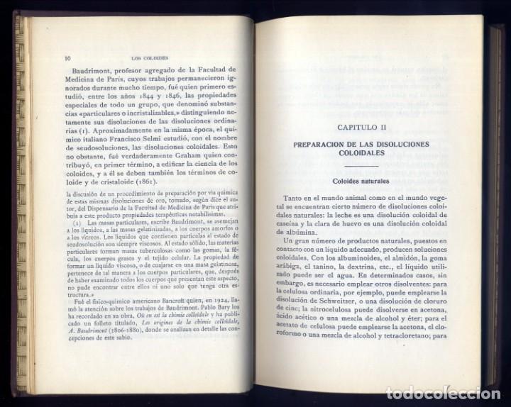 Libros antiguos: BOUTARIC, Augustin. Los Coloides y el Estado Coloidal. 1934 [&laquo;Biblioteca Cient&iacute;fica&raquo;]. - Foto 3