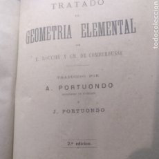 Libros antiguos: 1891. GEOMETRÍA ELEMENTAL. Lote 314776463