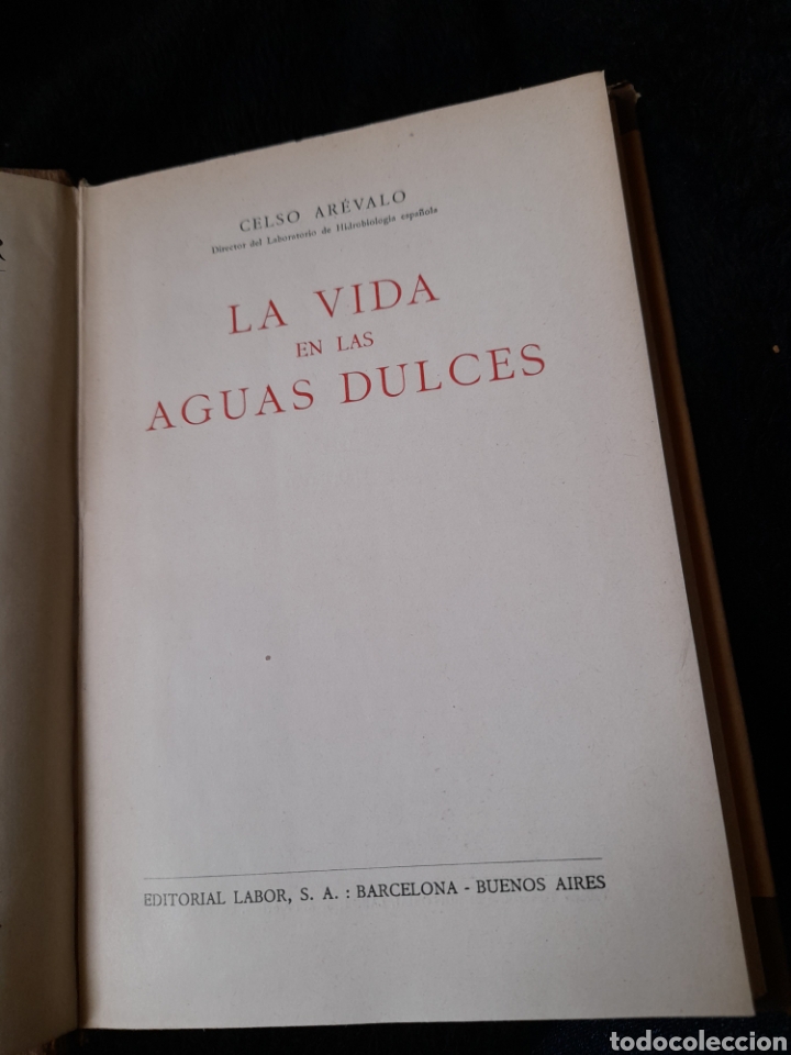 Libros antiguos: La vida en las aguas dulces de 1929 - Foto 3