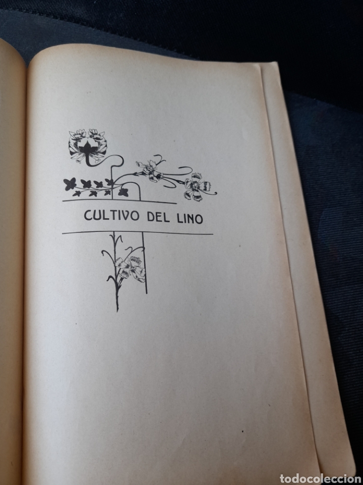 Libros antiguos: Antiguo libro, CULTIVO DEL LINO, - Foto 3