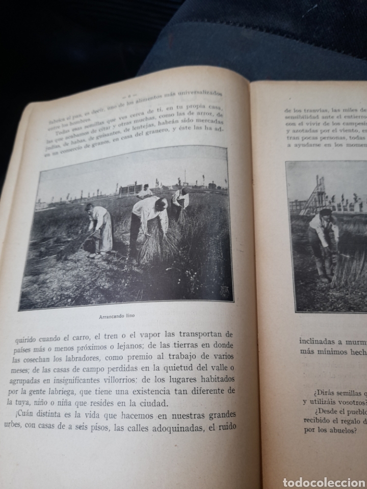 Libros antiguos: Antiguo libro, CULTIVO DEL LINO, - Foto 7