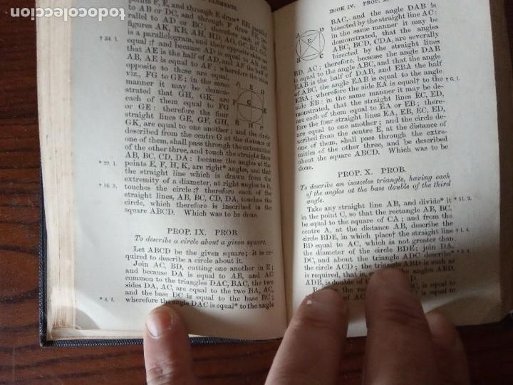 Libros antiguos: The Elements of Euclid.-SIMSON, Robert.1853 - Foto 5