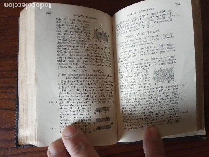 Libros antiguos: The Elements of Euclid.-SIMSON, Robert.1853 - Foto 6