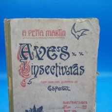 Libros antiguos: TRATADO DE LAS AVES INSECTIVORAS, POR A PEÑA MARTÍN. Lote 320451233