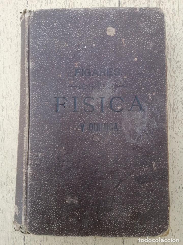 Old books: Manual de F&iacute;sica y Nociones de Qu&iacute;mica de Figares, 1875