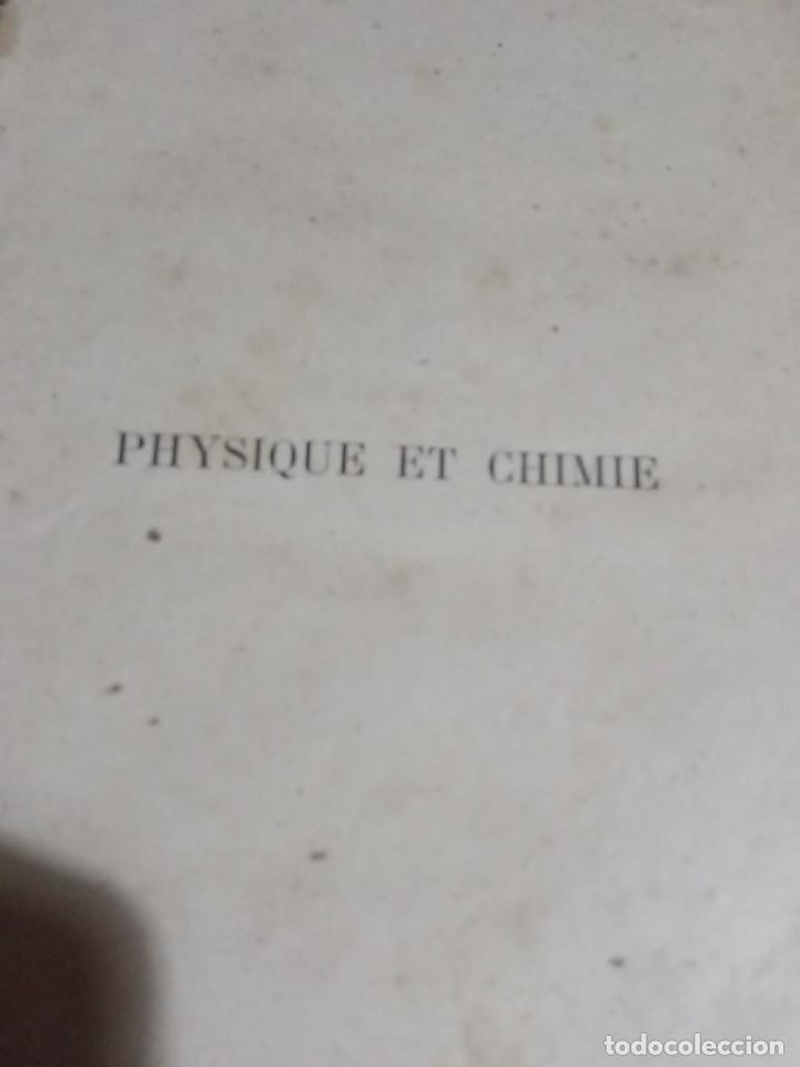 Libros antiguos: Physique et Chimie.Lyon 1900. - Foto 2