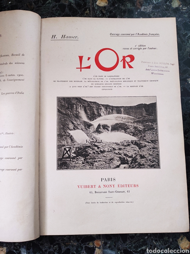 Libros antiguos: Libro LOr - Foto 1