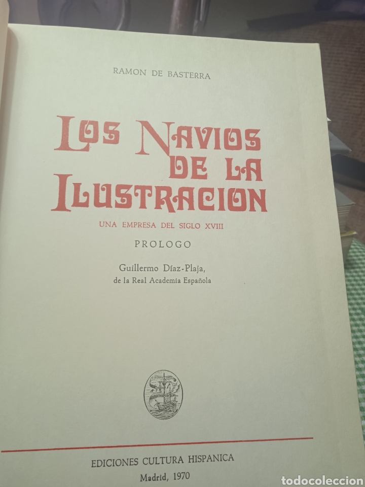 Libros antiguos: Barybook C11. Los nav&iacute;os de la Ilustraci&oacute;n Ram&oacute;n de basterra - Foto 2