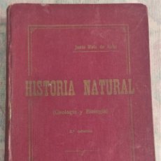 Libros antiguos: HISTORIA NATURAL (GEOLOGÍA Y BIOLOGÍA) - JUSTO RUIZ DE AZÚA - VITORIA - 2ª EDICIÓN. Lote 325709203