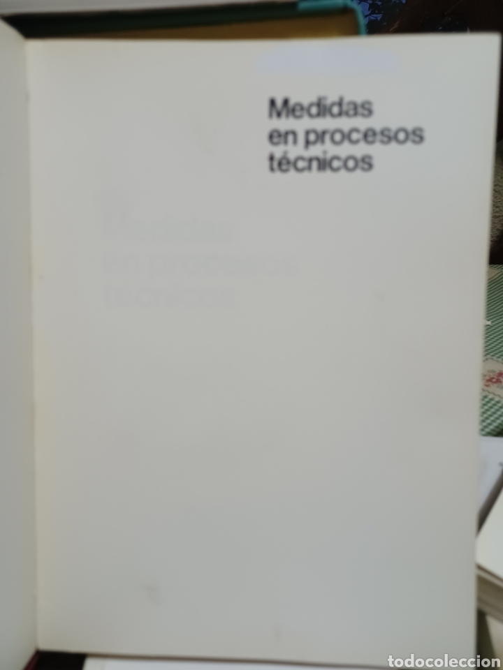 Libros antiguos: Barybook 47 B Medidas en procesos t&eacute;cnicos Dossat - Foto 2