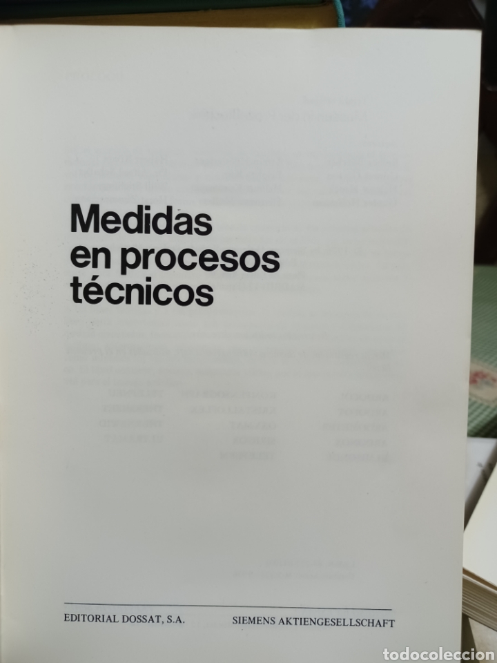 Libros antiguos: Barybook 47 B Medidas en procesos t&eacute;cnicos Dossat - Foto 3