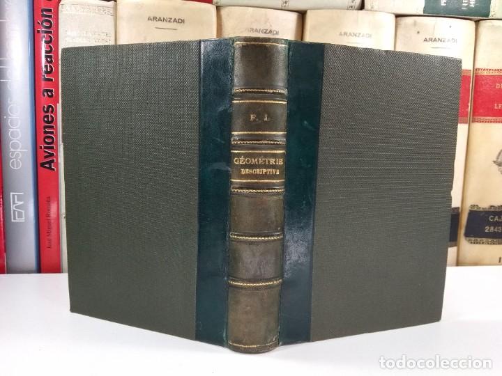 Libros antiguos: COURS DE MATH&Eacute;MATIQUES &Eacute;L&Eacute;MENTAIRES. &Eacute;L&Eacute;MENTS DE G&Eacute;OM&Eacute;TRIE DESCRIPTIVE... 1917 - Foto 1