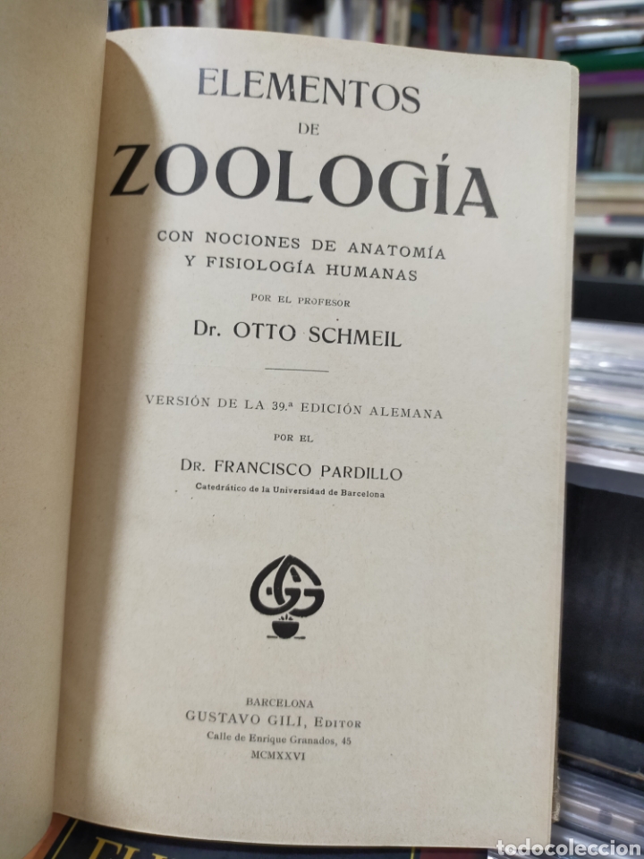 Libros antiguos: ELEMENTOS DE ZOOLOG&Iacute;A - SCHMEIL - Foto 7