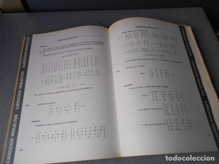 Libros antiguos: ALGEBRA LINEAL Y GEOMETRIA - Foto 6