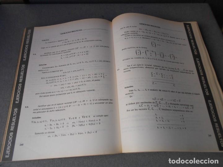 Libros antiguos: ALGEBRA LINEAL Y GEOMETRIA - Foto 7