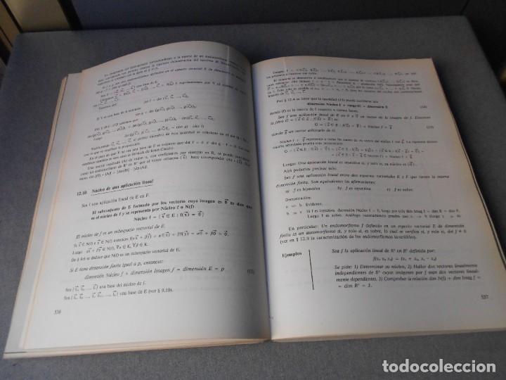 Libros antiguos: ALGEBRA LINEAL Y GEOMETRIA - Foto 8