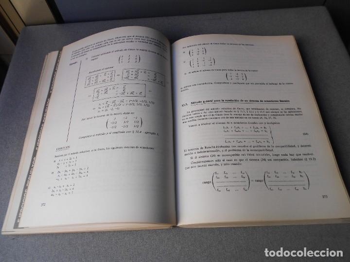 Libros antiguos: ALGEBRA LINEAL Y GEOMETRIA - Foto 9
