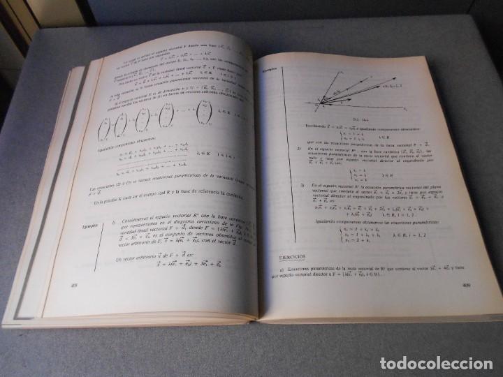 Libros antiguos: ALGEBRA LINEAL Y GEOMETRIA - Foto 10
