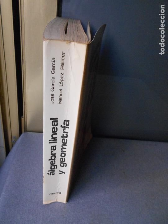 Libros antiguos: ALGEBRA LINEAL Y GEOMETRIA - Foto 12
