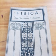 Libros antiguos: NOCIONES DE FÍSICA,VICTORIANO F. ASCARZA,EDIT.MAGISTERIO ESPAÑOL,31 PAG.. Lote 340913453