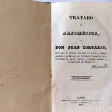 Libros antiguos: .- ARITMÉTICA CON LA ESPLICACIÓN DEL SISTEMA MÉTRICO TABLAS Y PESAS Y MEDIDAS 1853