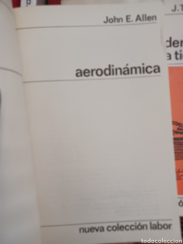 Libros antiguos: Barybook C96 Aerodin&aacute;mica John E.Allen - Foto 2