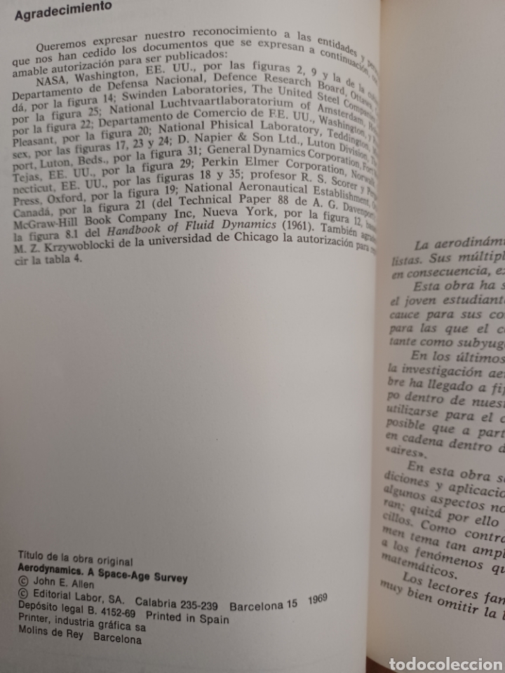 Libros antiguos: Barybook C96 Aerodin&aacute;mica John E.Allen - Foto 3